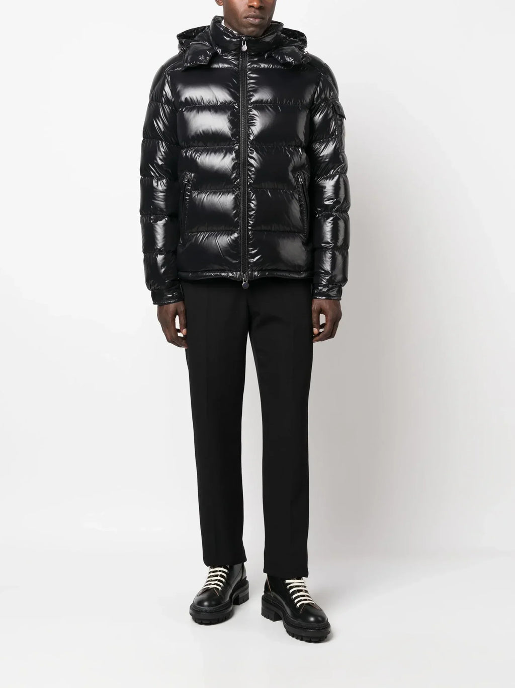 Moncler Maya Jacket — Matte Black