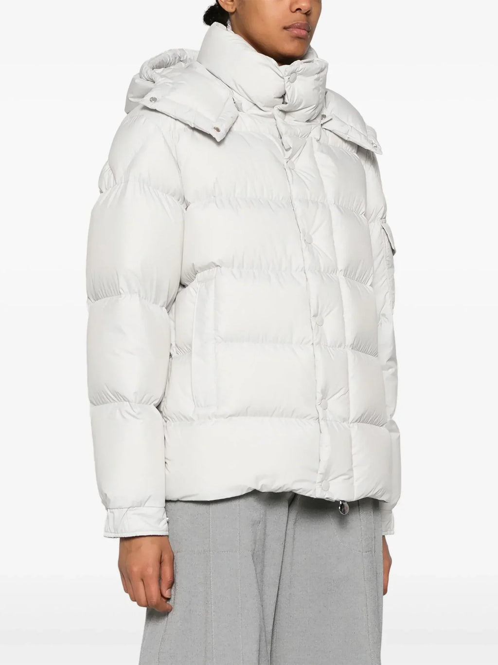 Moncler Maya 70th Anniversary Short Down Jacket — White