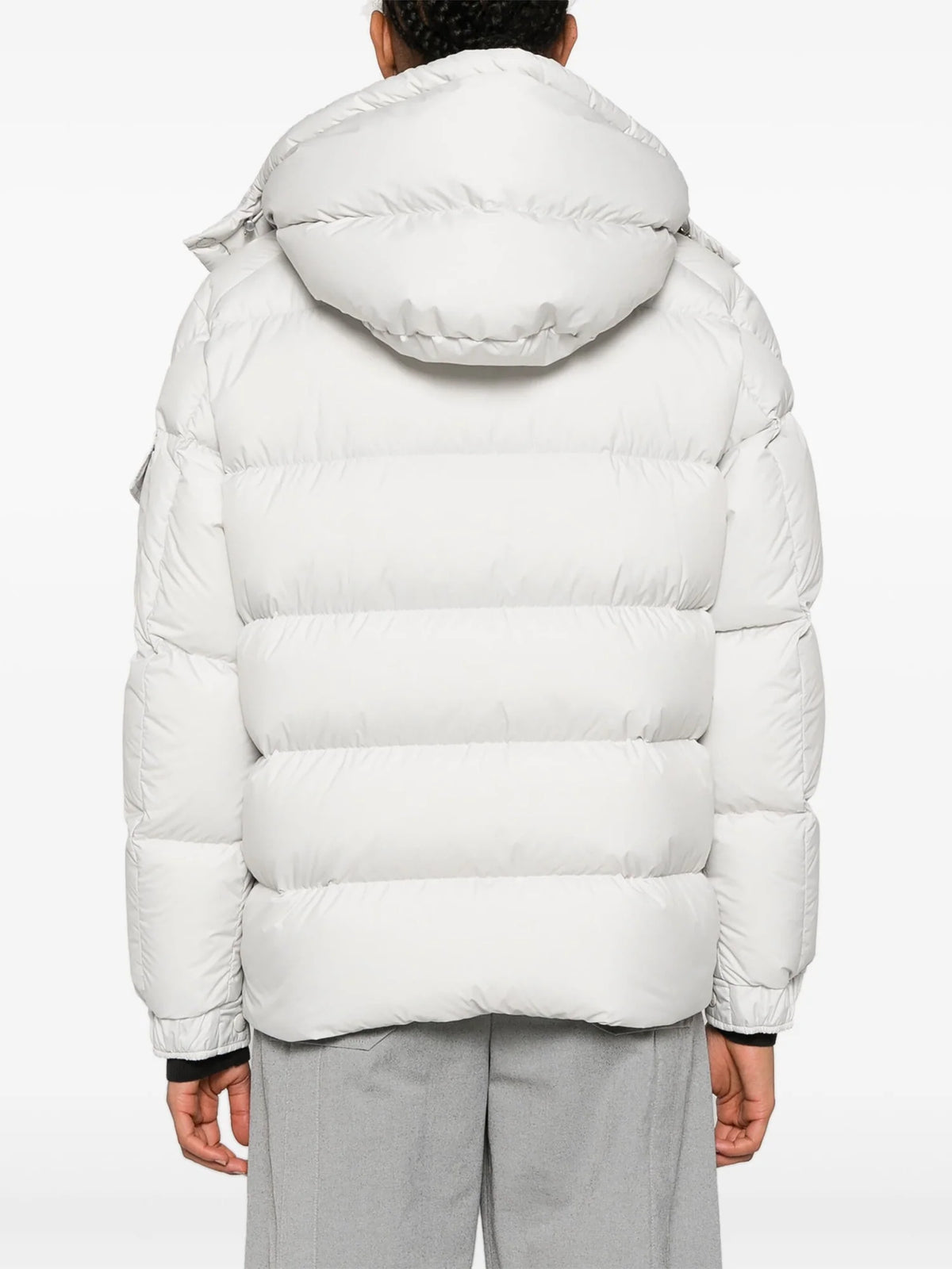 Moncler Maya 70th Anniversary Short Down Jacket — White