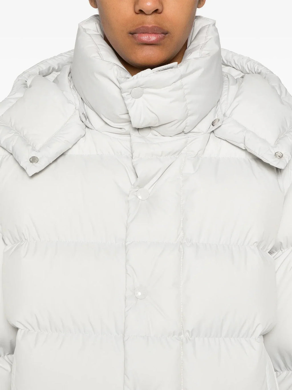 Moncler Maya 70th Anniversary Short Down Jacket — White