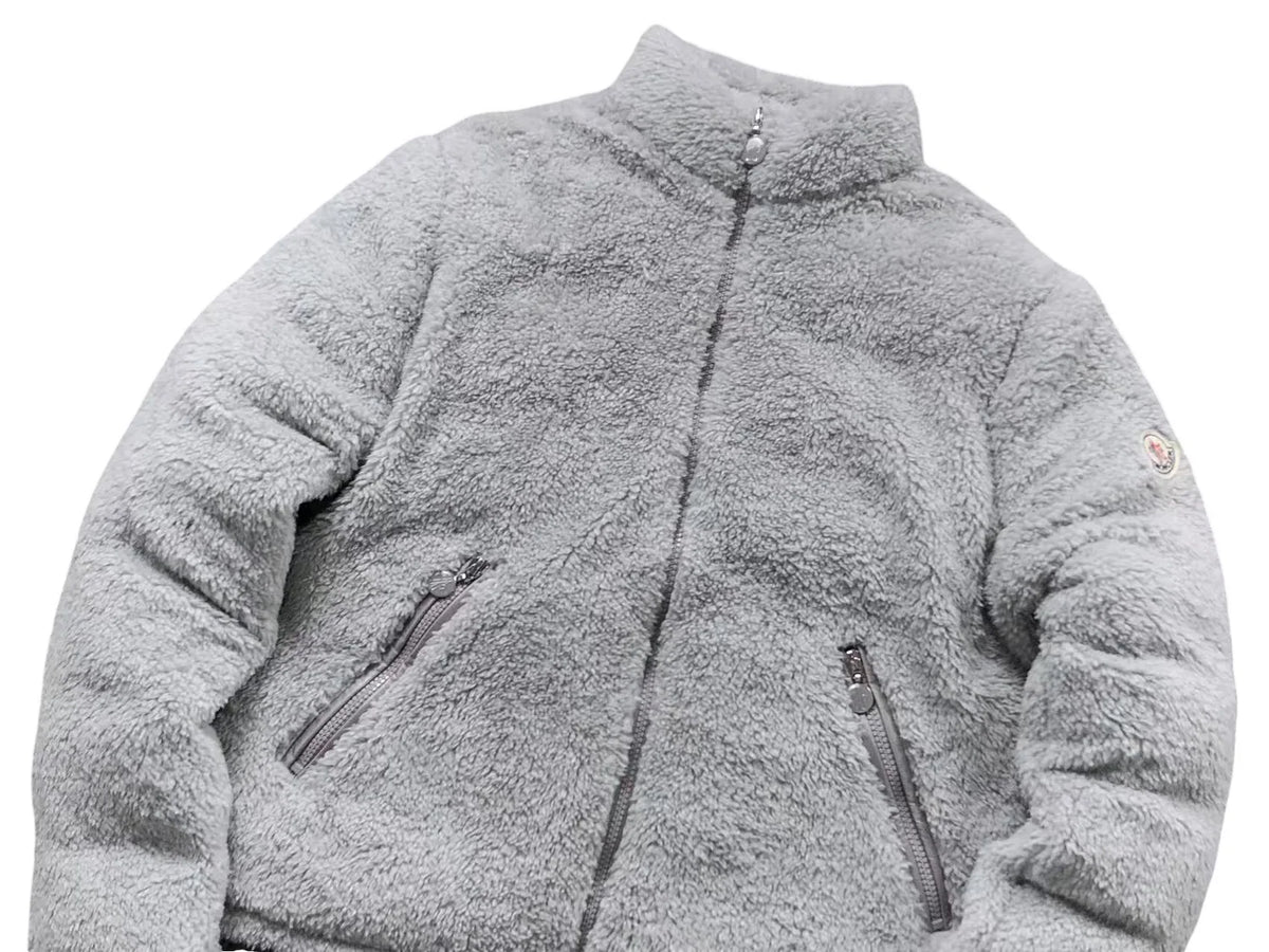 Moncler Polignac Fleece Jacket — Lavender Grey