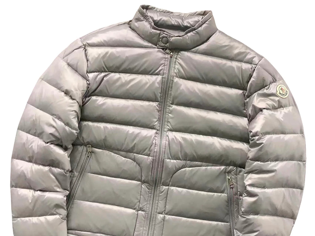 Moncler Acorus Puffer Jacket — Grey