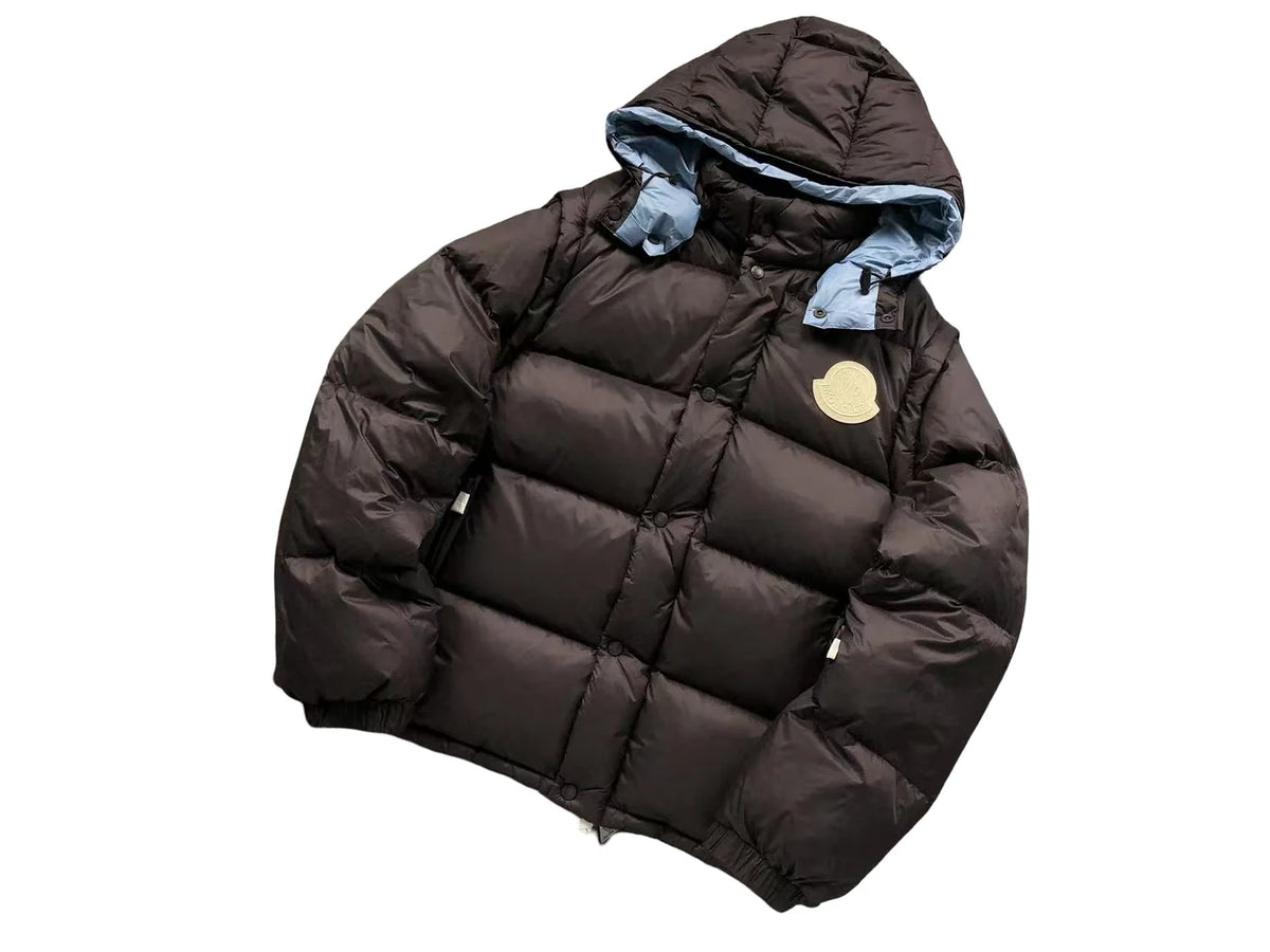 Moncler Cyclone Down Jacket — Brown