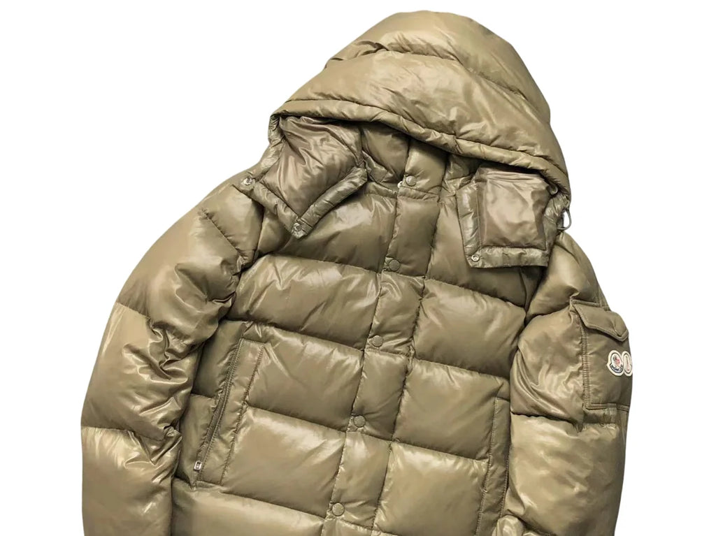 Moncler Maya 70th Anniversary Down Jacket — Khaki