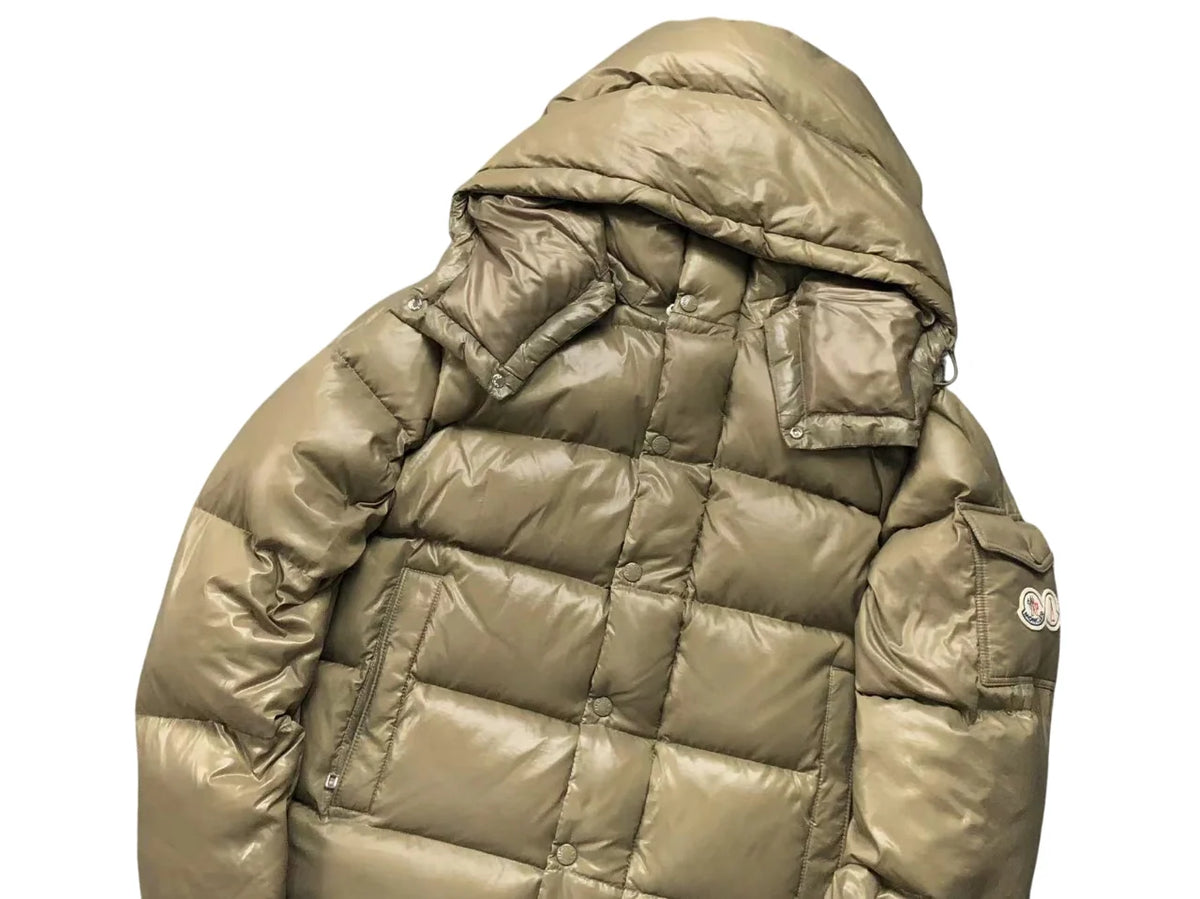 Moncler Maya 70th Anniversary Down Jacket — Khaki