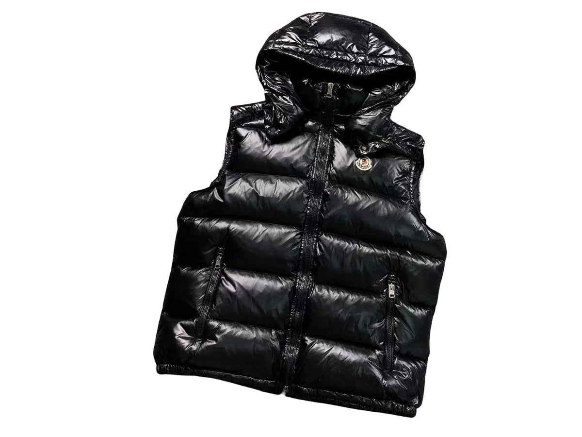 Moncler Bormes Gilet — Black