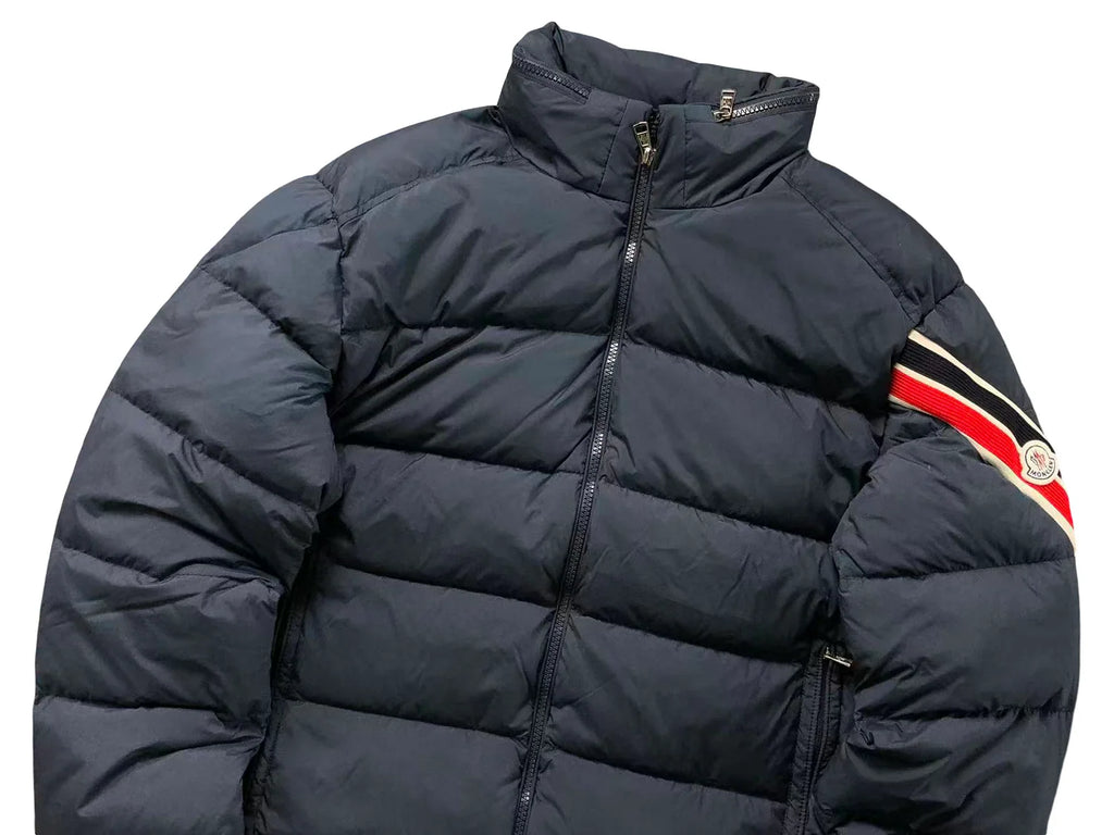 Moncler Solayan Down Jacket — Navy