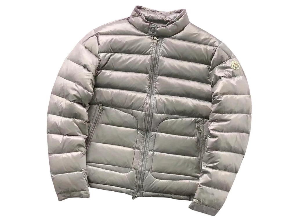 Moncler Acorus Puffer Jacket — Grey