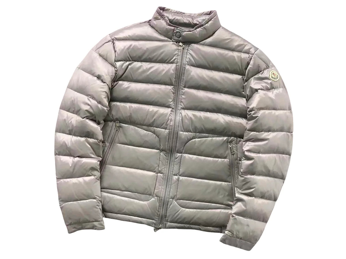 Moncler Acorus Puffer Jacket — Grey