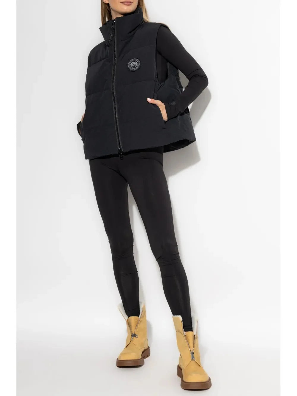 Canada Goose Women's Black Label Grandview Cropped Vest